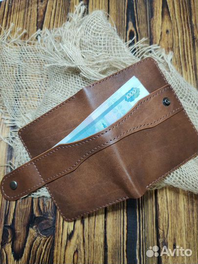 Обложка для документов. Натуральная кожа