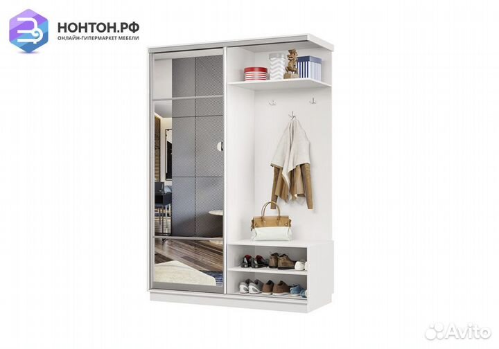 Прихожая-купе Эридан белая