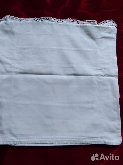 Наволочка детская, ручная работа, винтаж Европа