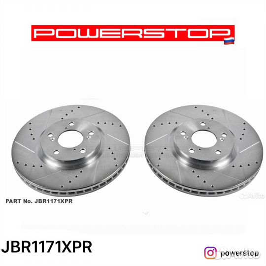 Тормозные диски Powerstop для Honda Pilot