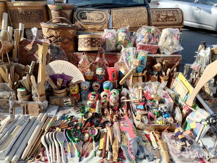 Златовласка с розами, матрёшки из 5кукол