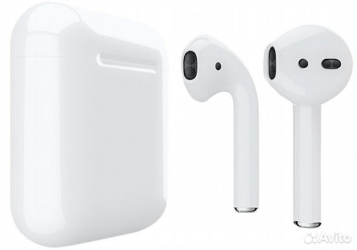 Наушники Apple AirPods 2 с зарядным футляром MV7N