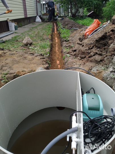 Установка септика под ключ