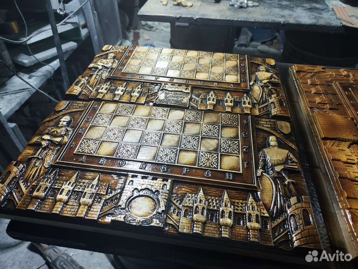 Шахматы, шахматы в подарок, ручной работы