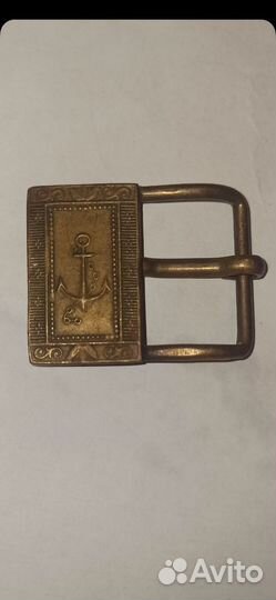 Пряжка морская старинная