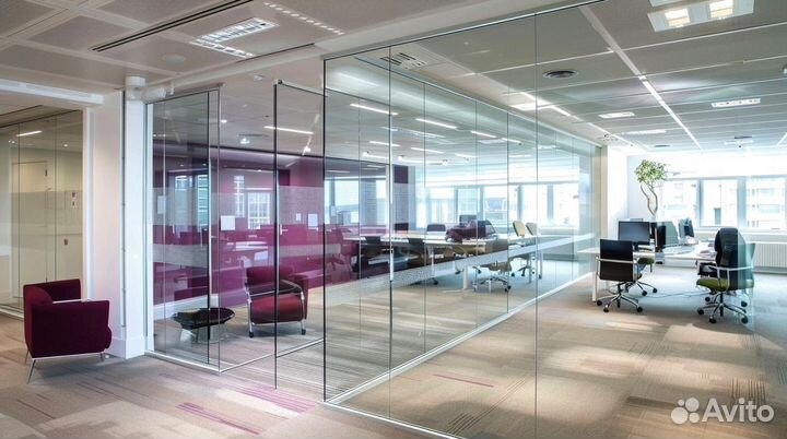 Межкомнатные перегородки стеклянные