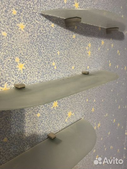 Полка настенная стеклянная