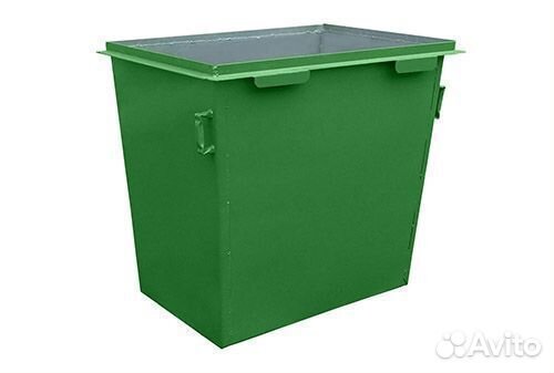 Контейнер для мусора 0.8 м3 без колес и без крышки