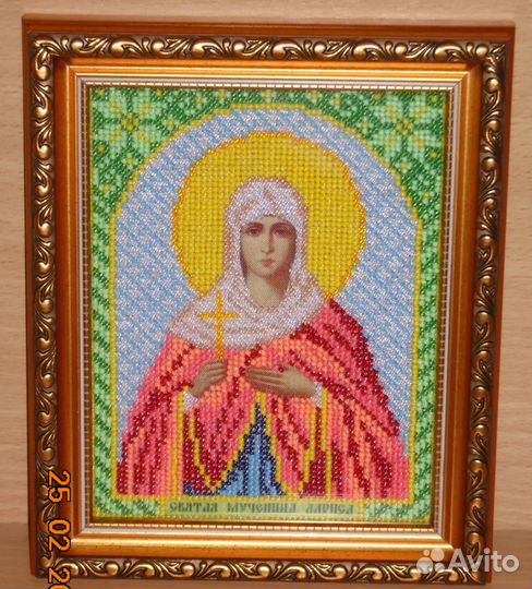 Иконы бисером на заказ и завершенные