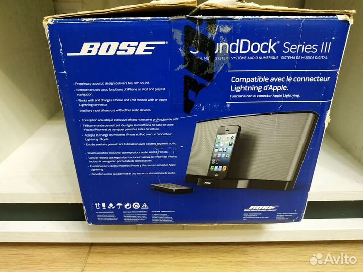 Портативная акустика Bose SoundDock Series III