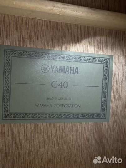 Гитара yamaha c40