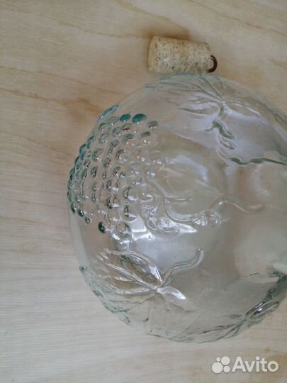 Декантер графин для вина стеклянный с пробкой