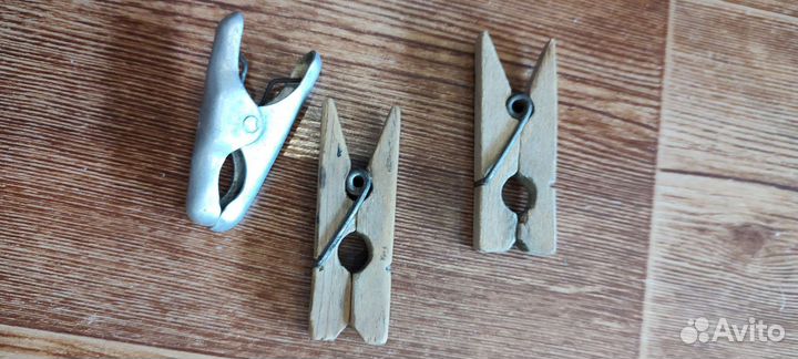 Прищепки СССР для билья. Раритет, винтаж