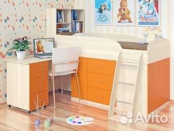 Кровать-чердак Дюймовочка