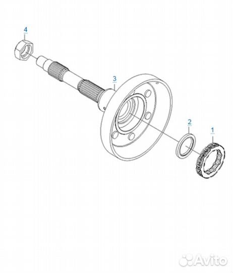 Колокол сцепления CF moto