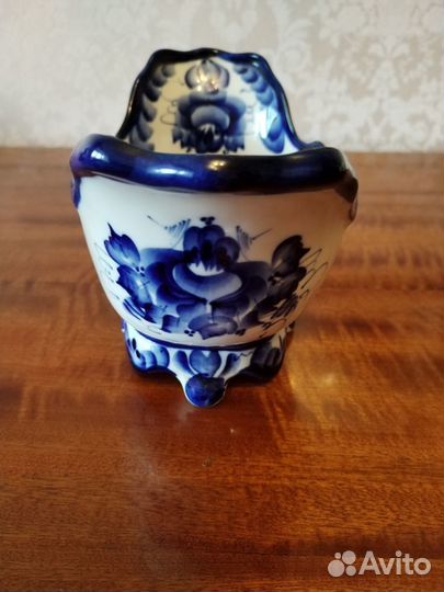 Ваза для конфет Гжель