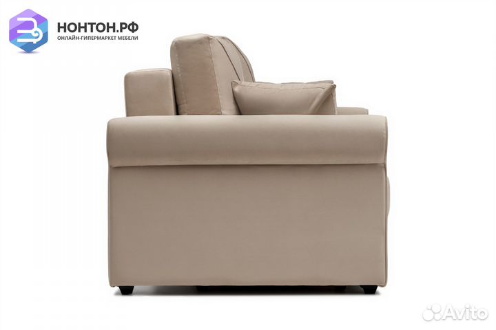 Диван еврокнижка Лира 3-х местный бежевый