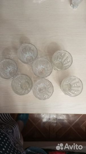 Стаканы хрустальные