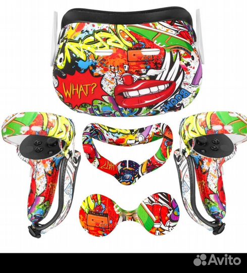 Чехлы на контроллеры и шлем Oculus quest 2