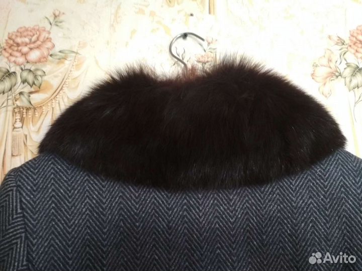 Пальто зимнее драповое