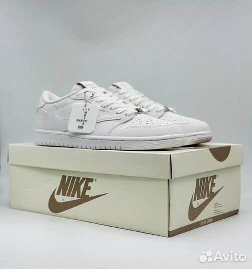 Nike Air Jordan 1 Low x Travis Scott 'White Party'