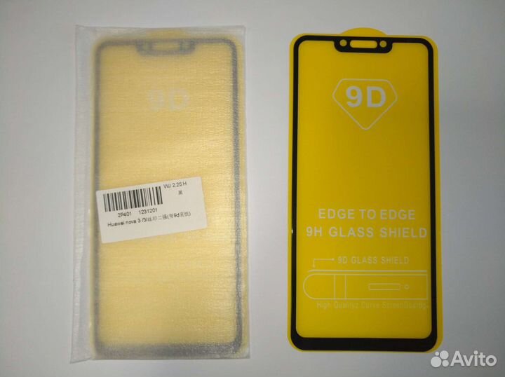 Защитное стекло на смартфон Huawei nova 3/ 3i