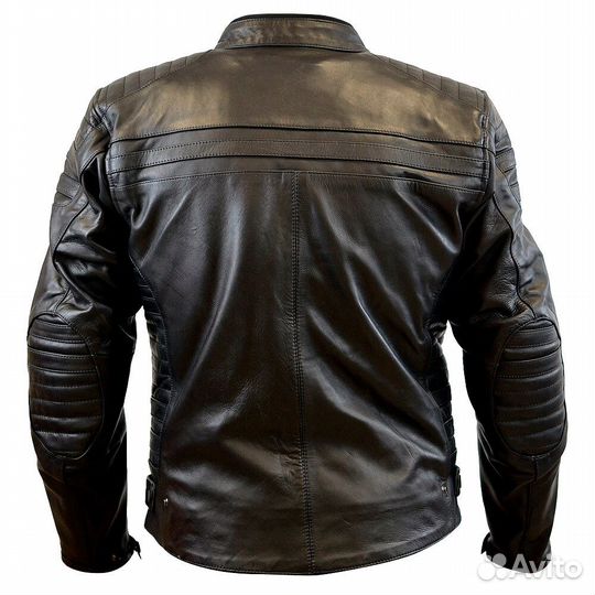 Мотокуртка мужская кожаная MCP Stripe