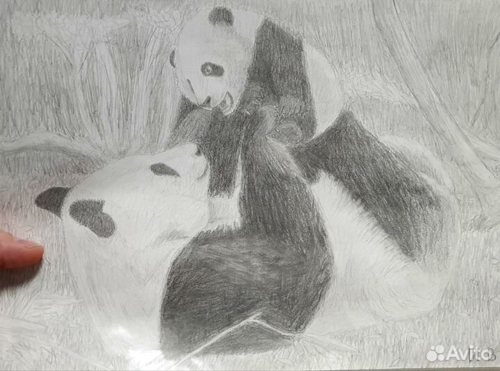 Картины карандашом А4