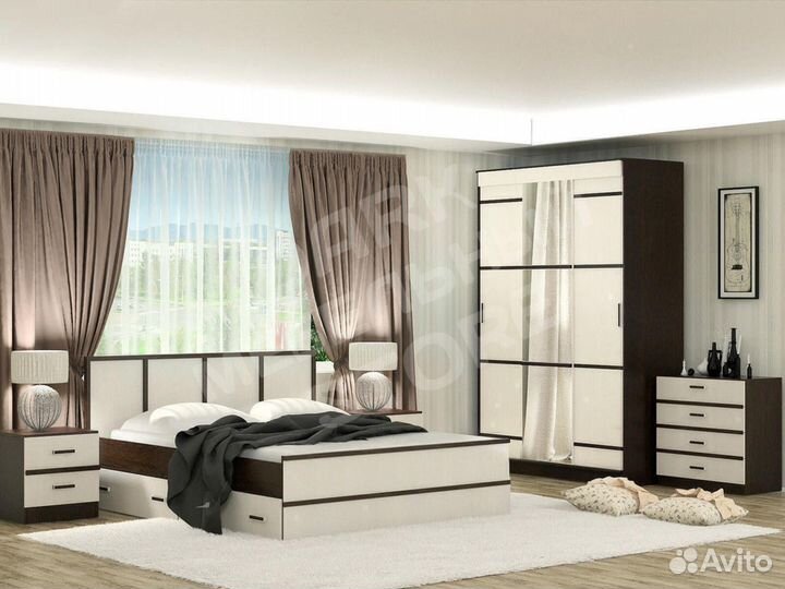 Кровать двуспальная