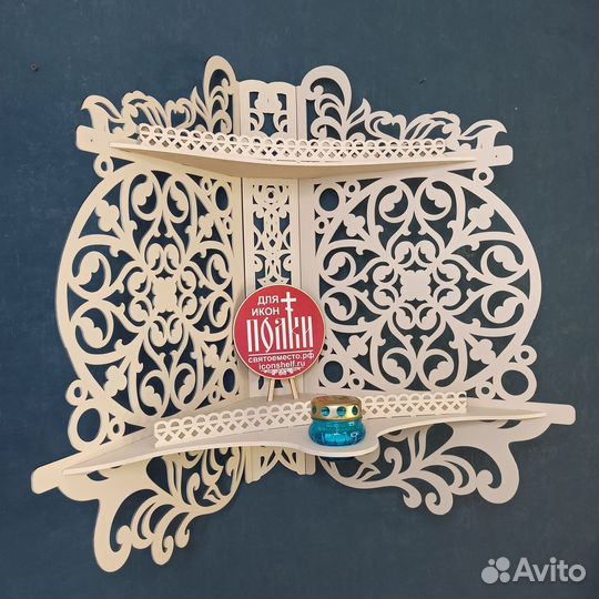 Иконостас угловой с местом под лампадку 63