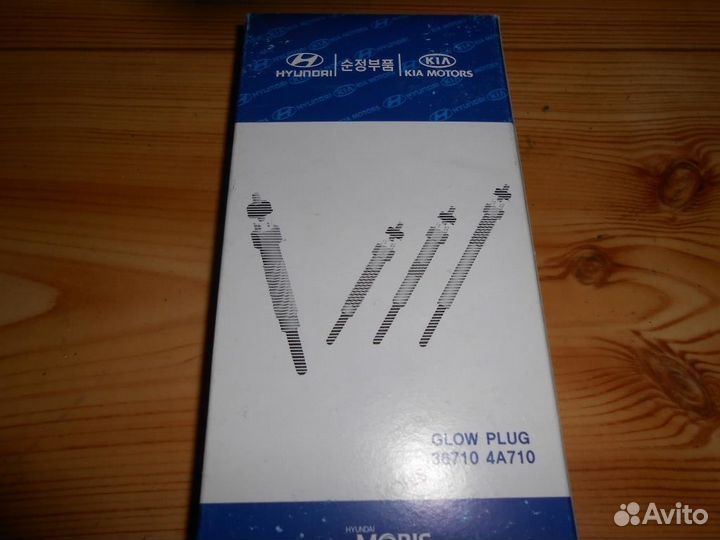 Свечи накаливания Hyundai/Kia арт.367104А710