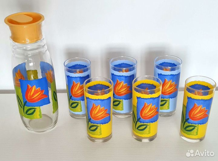 Набор Кувшин и стаканы Франция