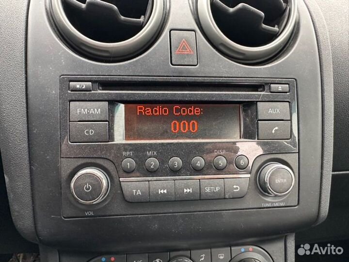 Штатная магнитола Nissan Qashqai J10 рестайлинг
