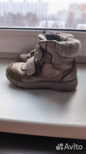 Ботинки для девочки демисезонные 25 26 размер
