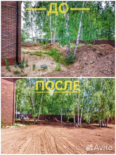Расчистка участка мульчер