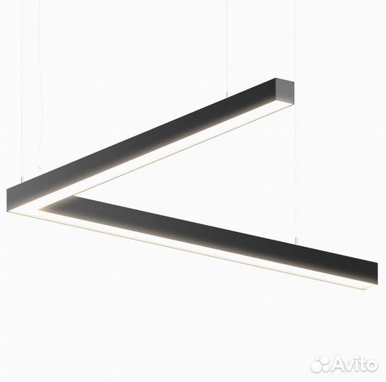 Светильник профильный угловой