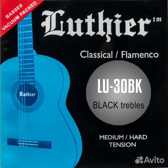 Luthier LU-30BK Комплект струн для гитары
