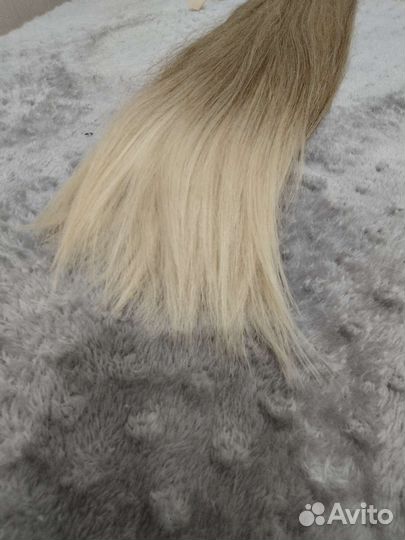 Волосы на заколках искусственные