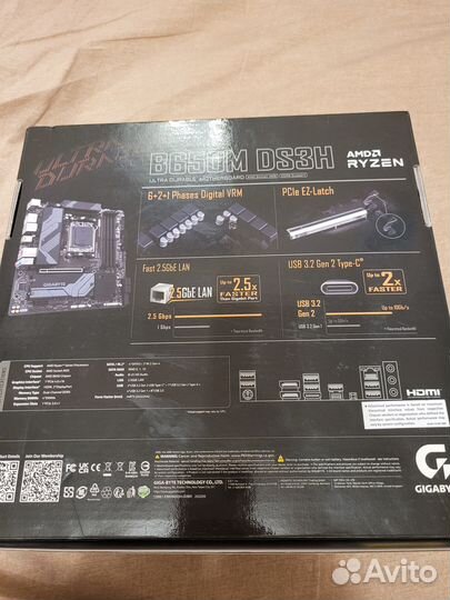 Материнская плата gigabyte B650m DS3H