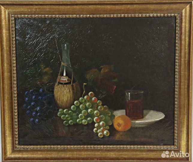 Натюрморт.19 век.Картина.Германия.Живопись.Фрукты