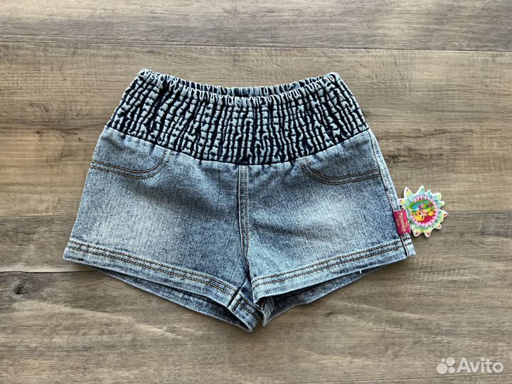 Шорты джинсовые на девочку 110 см