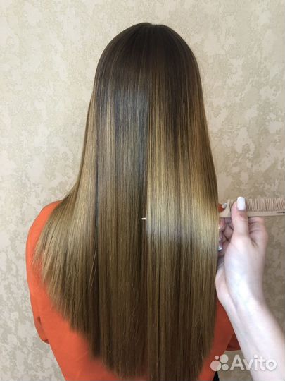 Кератин ботокс волос