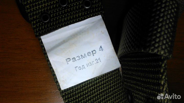 Ремень армейский вкпо оливковый размер 4,новый