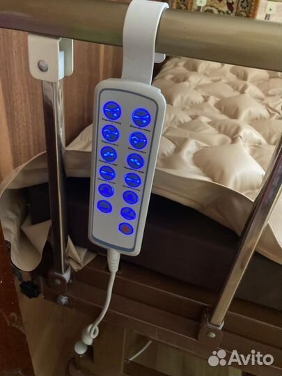 Медицинская кровать для лежачих кардио+таймер+пу