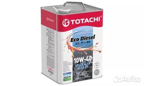 Масло моторное totachi Eco Diesel 10W40 6л