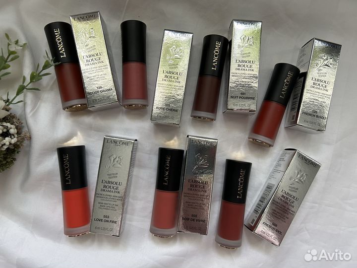 Жидкая губная помада lancome dior too faced