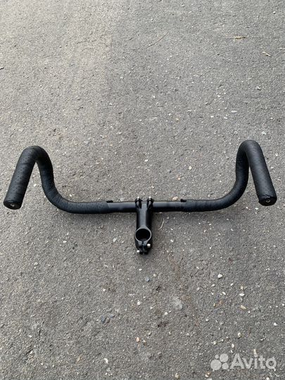 Руль баран алюминий 25.4 мм + вынос 90 мм