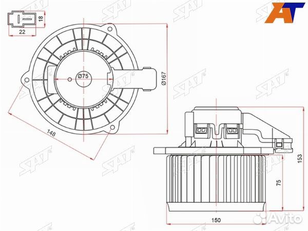 Мотор отопителя салона hyundai solaris