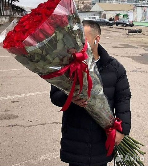 Высокие розы Букеты с доставкой