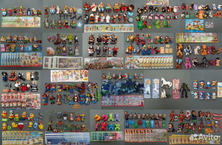 Киндер полные серии и вкладыши к сериям